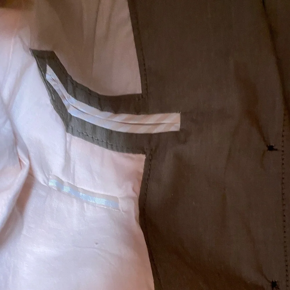 NWT J. Crew Tan/ Taupe Cotton Blazer Two-Button Blazer Size 8 - Picture 10 of 10